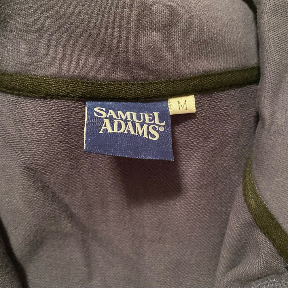 Sam Adams Quarter Zip Sweatshirt Sweater Nwot View 3
